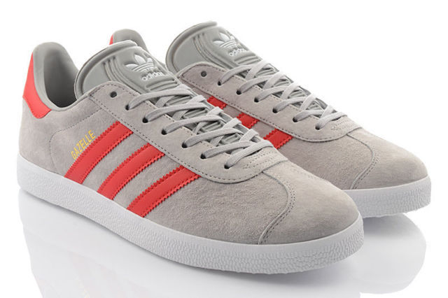 red mens adidas trainers